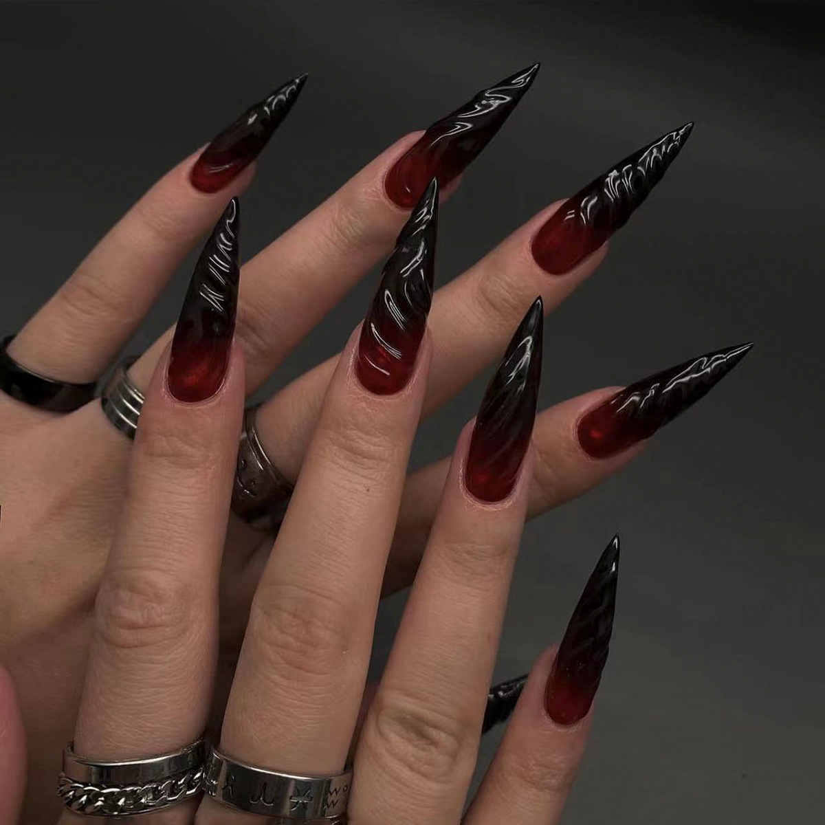 Nail Extension Tips - 24 faux ongles à presser forme