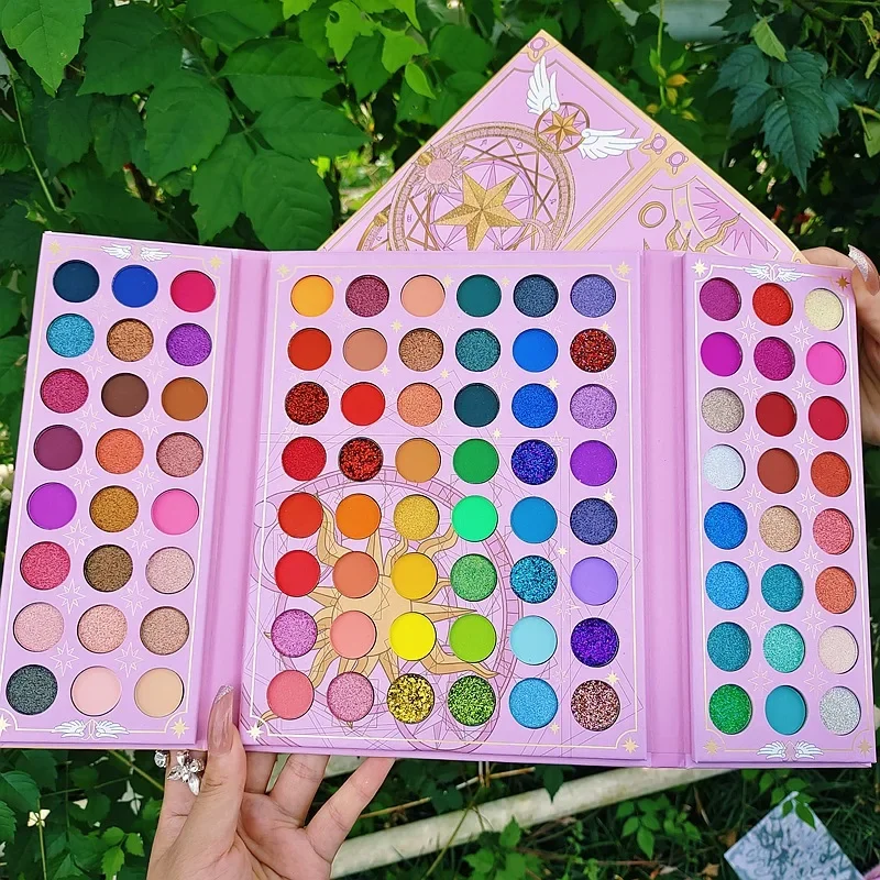 Eyeshadow Glitter Pigment - Palette de fards à barrage néon