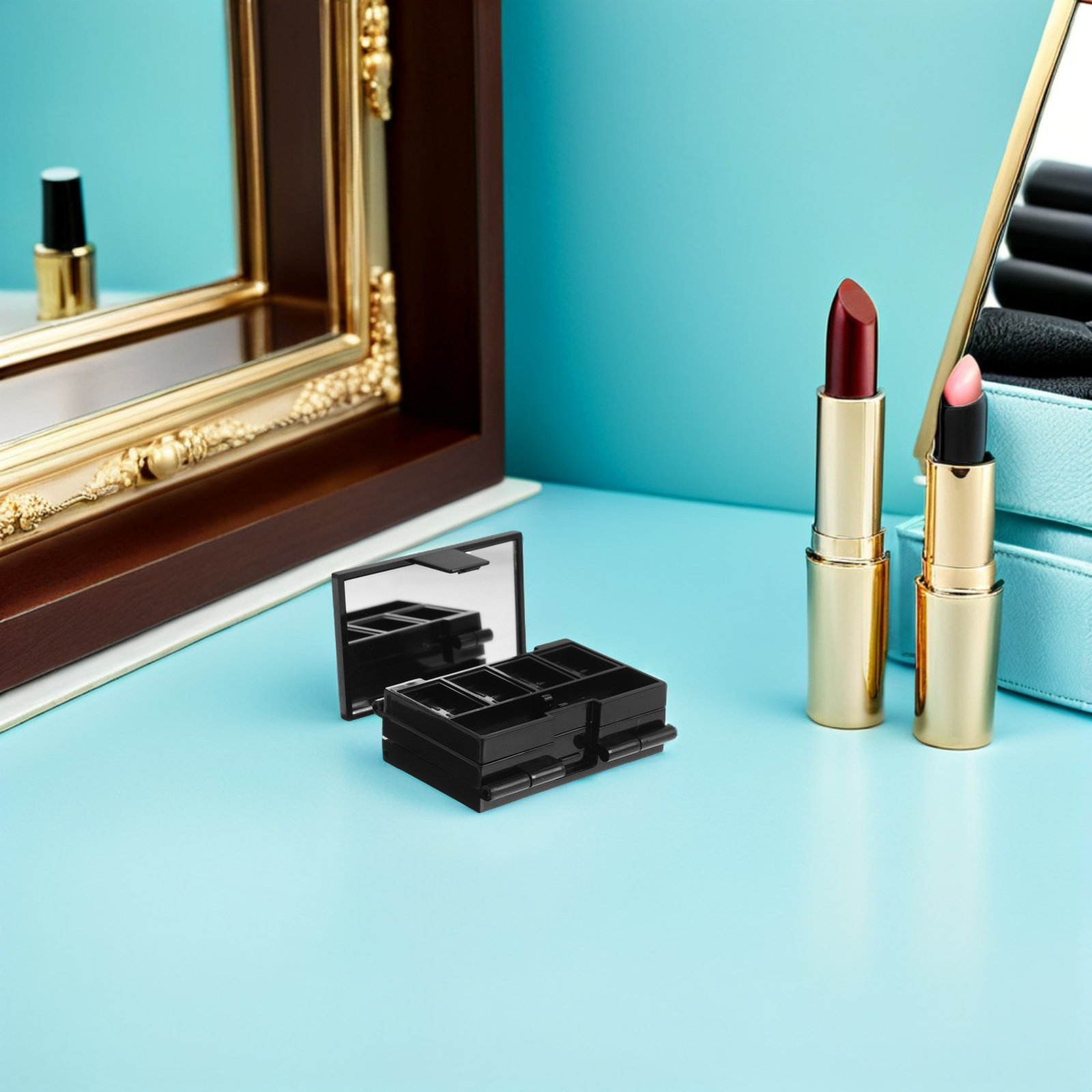 Beauty Makeup Eyeshadow Palette - 2 palettes de maquillage compactes et