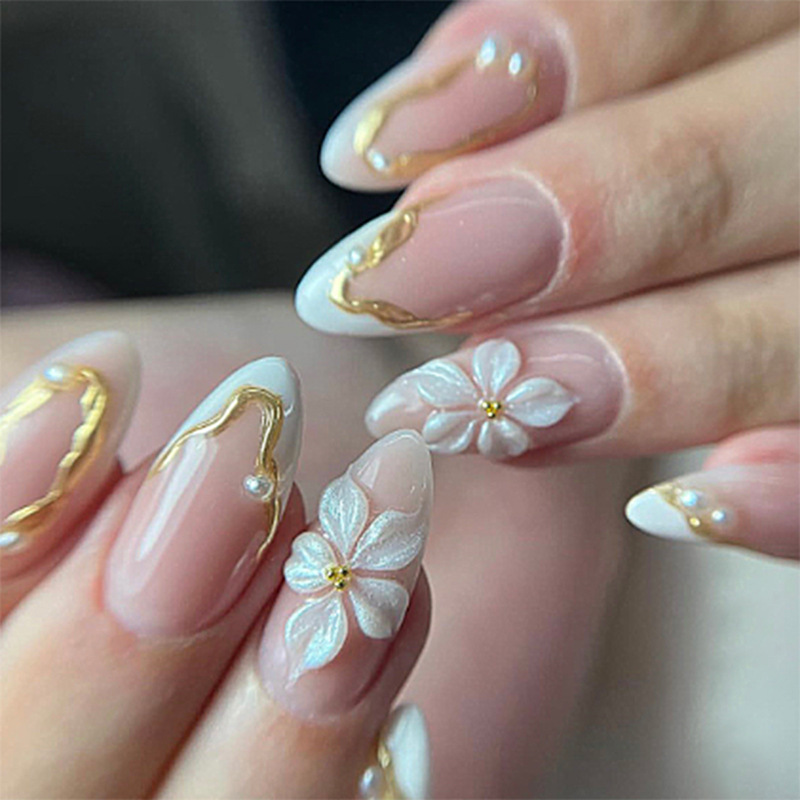 Nail Extension Tips - 24 faux ongles longs en amande