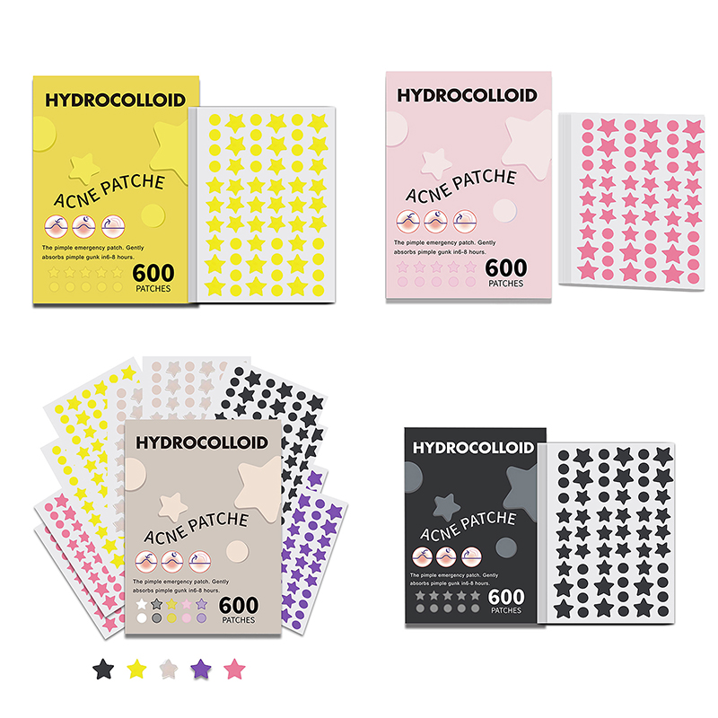 Beauty Makeup & D Anime Studio Vega Baja - 600 pièces/ensemble Patchs anti-acné en forme