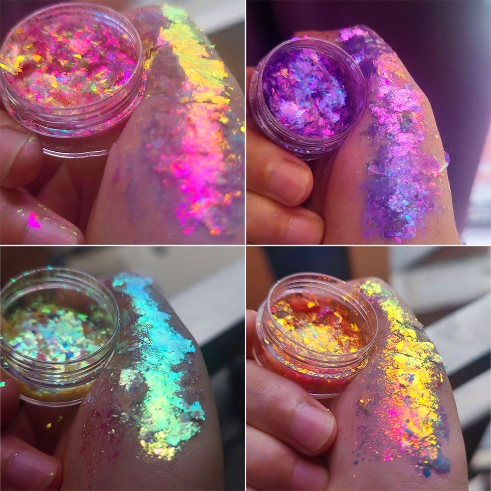 Paillettes de chrome effet cam - Eyeshadow Glitter Pigment avis et prix