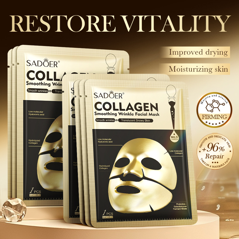 SADOER masques faciaux au coll - Sheet Face Mask Pack avis et prix