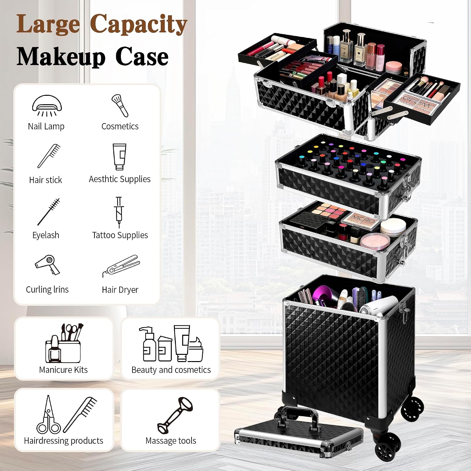 Valise de maquillage à roulett - Beauty Makeup & D Anime Studio Vega Baja avis et prix