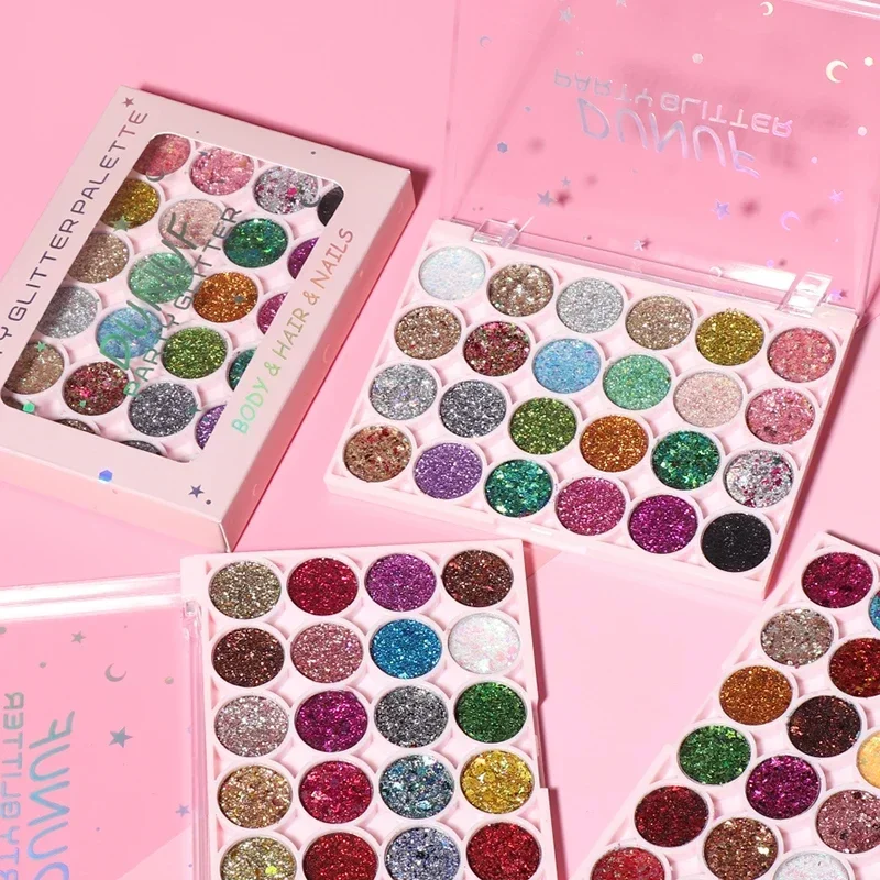 Palette de gel pailleté pour l - Eyeshadow Glitter Pigment avis et prix