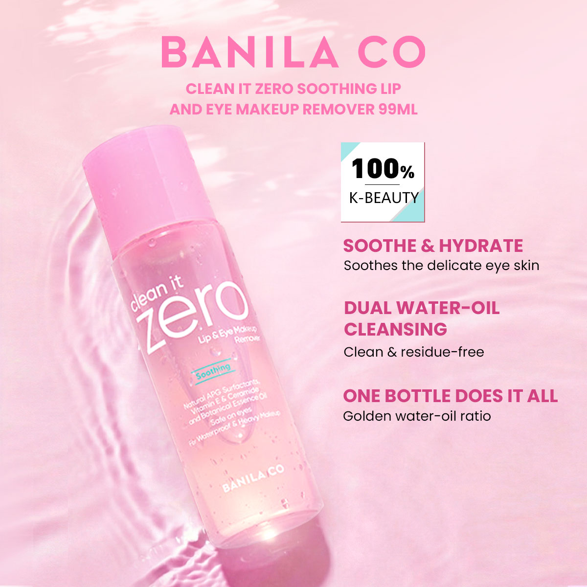 BANILA CO Clean it Zero Soothi - Beauty Makeup & D Anime Studio Vega Baja avis et prix