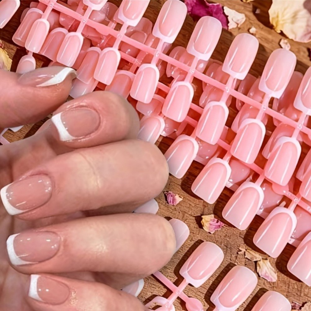 120 faux ongles carrés courts  - Nail Extension Tips avis et prix