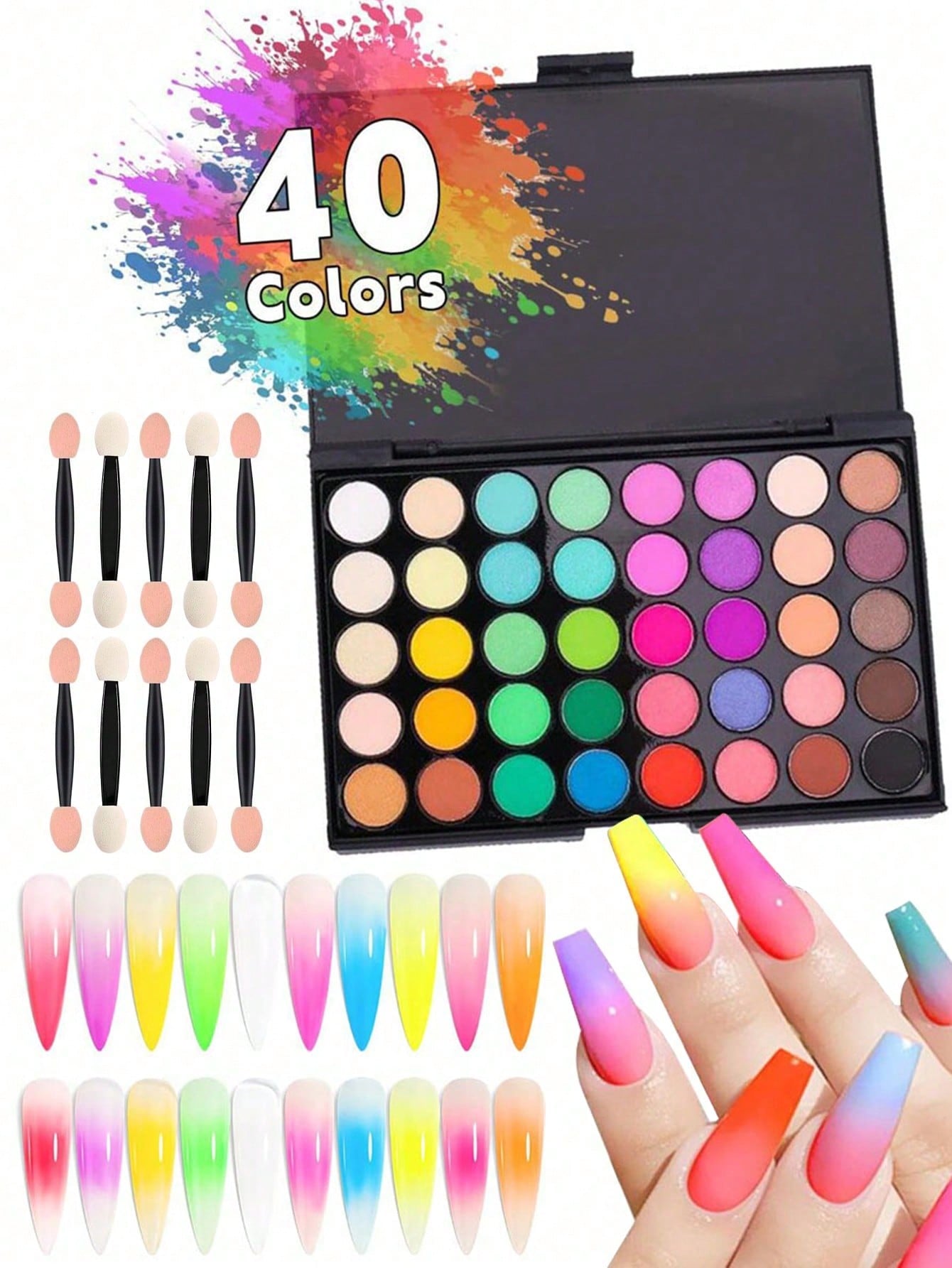Palette de poudres pigmentées  - Eyeshadow Glitter Pigment avis et prix