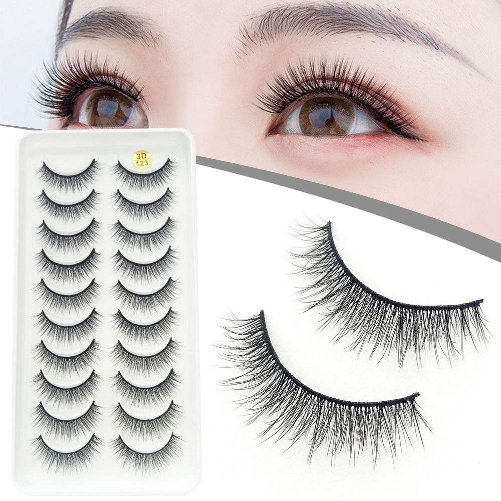10 paires de faux cils 3D moel - Beauty Makeup Design avis et prix