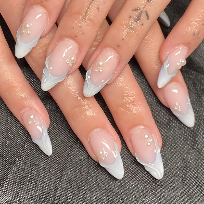 24 pièces Simple vert français - Nail Extension Tips avis et prix