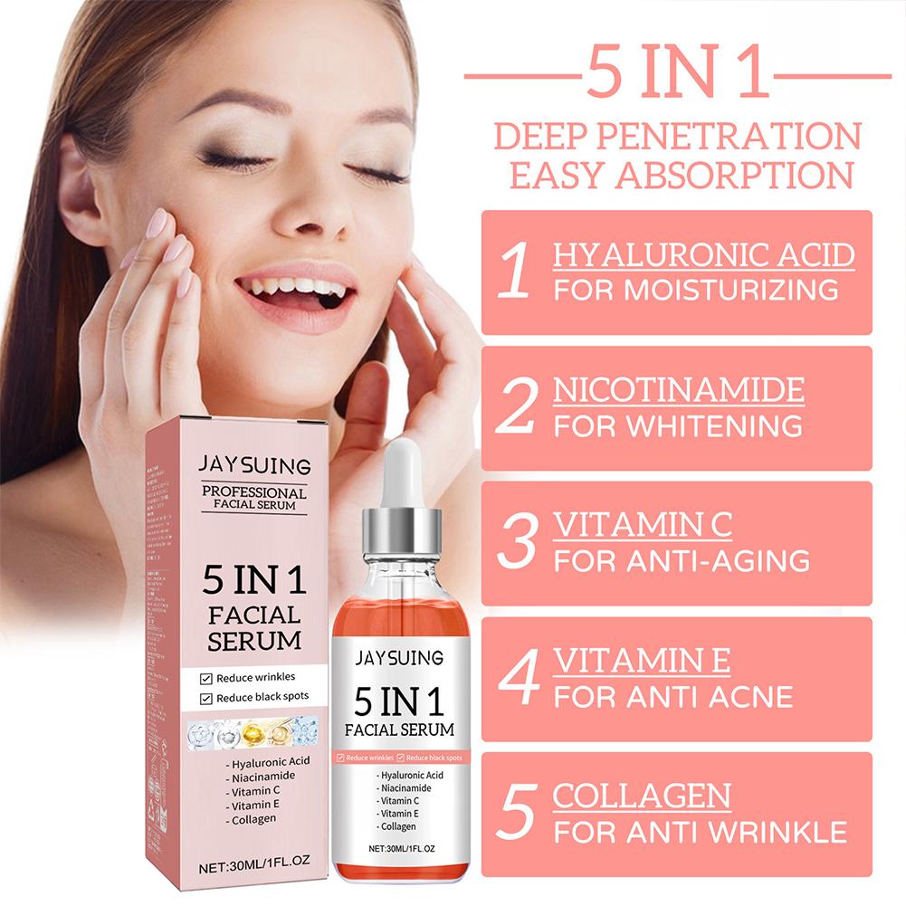 Sérum visage 5-en-1 à la vitam - Vitamin C Serum Face avis et prix