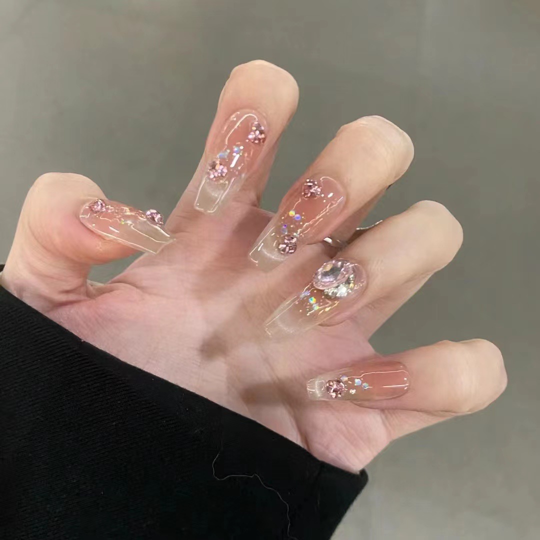 24 faux ongles longs stiletto  - Nail Extension Tips avis et prix