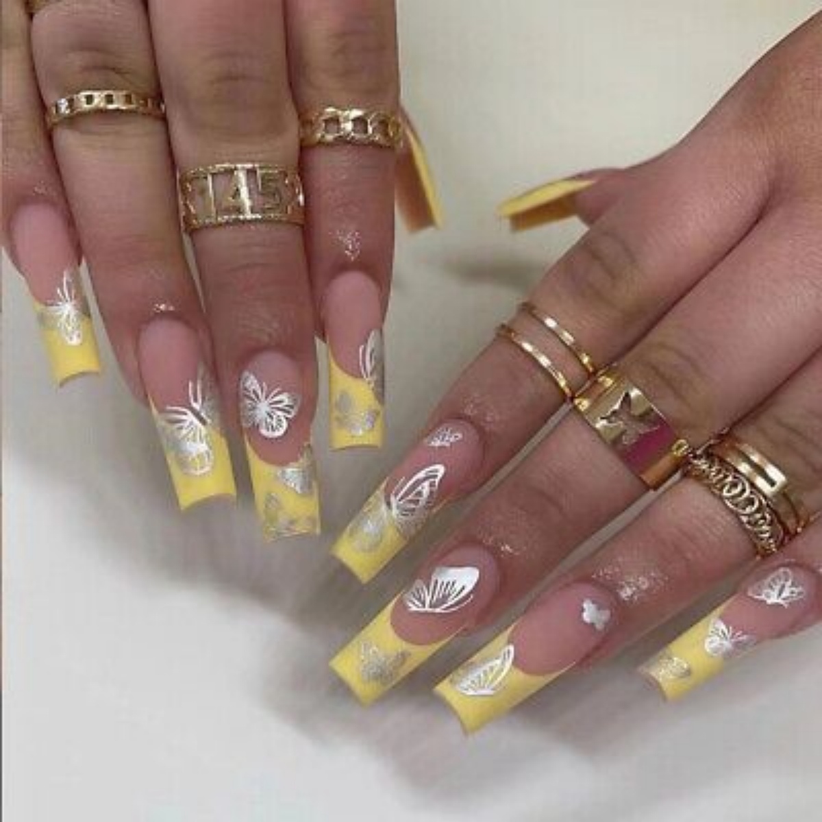 24 pièces longs carrés violet  - Nail Extension Tips avis et prix