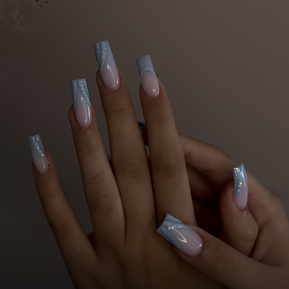 24 pièces longs carrés violet  - Nail Extension Tips avis et prix