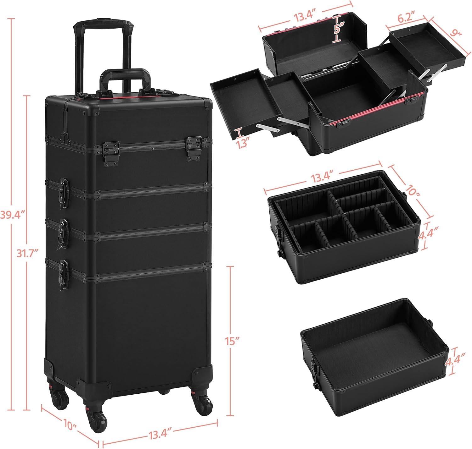 Valise de maquillage à roulett - Beauty Makeup & D Anime Studio Vega Baja avis et prix
